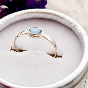 Blue Topaz Ring