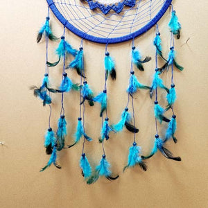 Blue Eye aka Evil Eye Crochet Dream Catcher