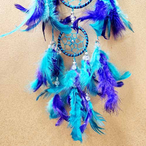 Teal and Purple Dream Catcher