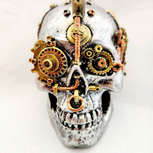 Steampunk Skull with Mohawk