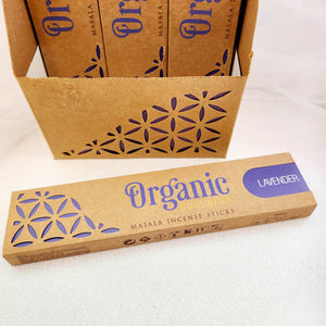 Lavender Organic Masala Incense Sticks (Song of India. 15 gr)