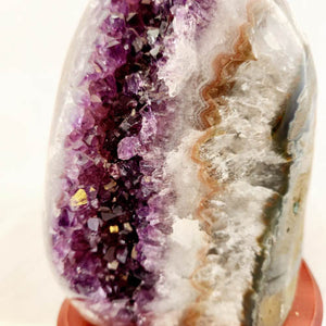 Amethyst Druzy Lamp