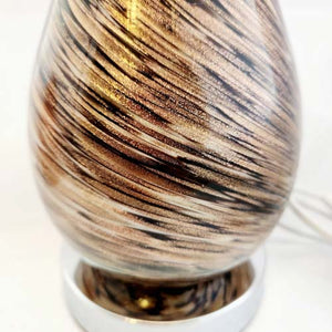 Bronze Swirl Light Up Electric Oil Burner