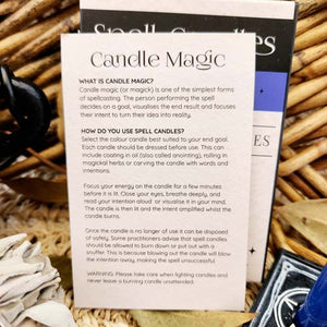 Blue Communication Spell Candles