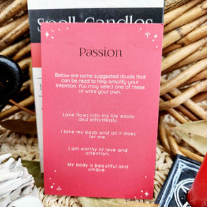 Red Passion Spell Candles