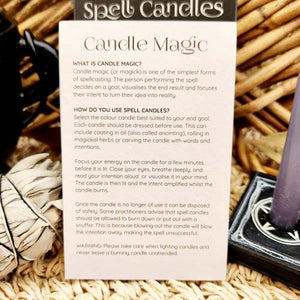 Grey Stress Less Spell Candles