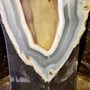 Blue Lace Agate Geode