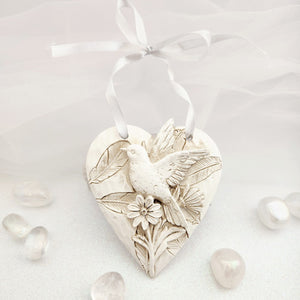 Dove on Heart Wall Hanging