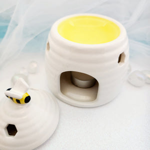 White Beehive Oil Burner