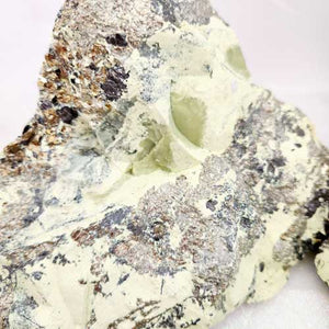 Serpentine with Pyrite Rough Rock