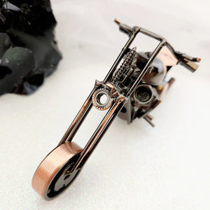 Chopper Copper Look Motorbike