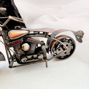 Pan Seat Copper Look Motorbike