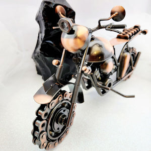 Scrambler Copper Look Motorbike