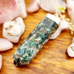 Green Kyanite Pendant