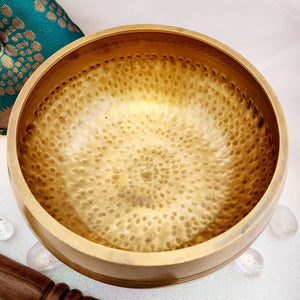 Singing Bowl with Pitted Patterning