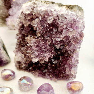 Amethyst Standing Cluster