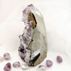 Amethyst Standing Cluster