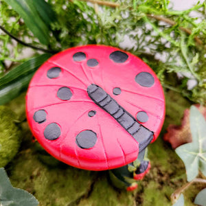 Fairy Garden Ladybird Stool