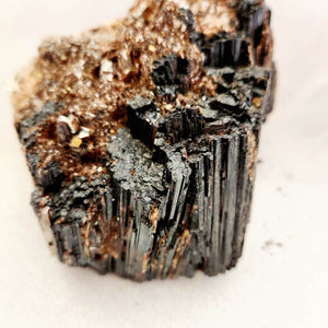 Black Tourmaline with Mica Rough Specimen