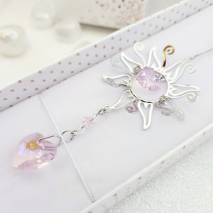 Hanging Sun and Pink Heart Prism