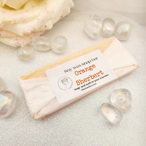 Orange Sherbert Soy Wax Snap Bar