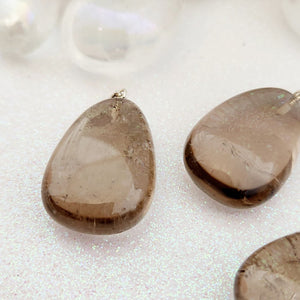 Smoky Quartz Tumbled Pendant