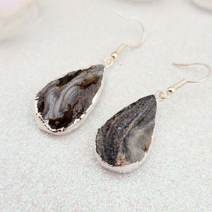 Agate Druzy Earrings