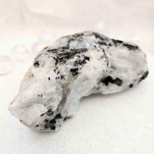 Rainbow Moonstone Rough Rock w. Inclusions