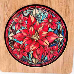 Poinsettia Trivet