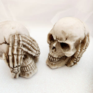 See, Hear, Speak No Evil Skull