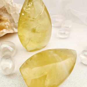 Natural Citrine Flat Flame