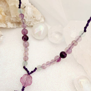 Fluorite Wrapped Pendant