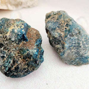 Blue Apatite Rough Rock