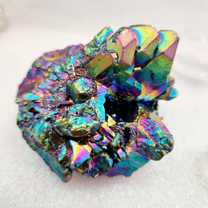 Rainbow Quartz Cluster