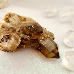 Smoky Citrine Natural Cascading Point