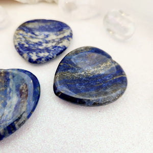 Lapis Lazuli Heart Worry Stone