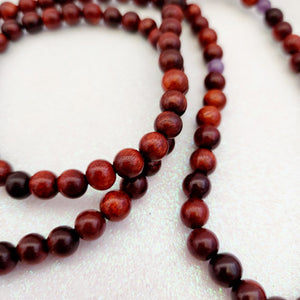 Intuition Rosewood & Amethyst Praying Necklace