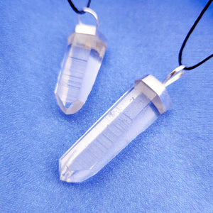 Lemurian Quartz Natural Point Pendan