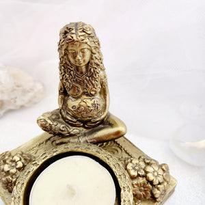 Earth Mother Tea Light Holder