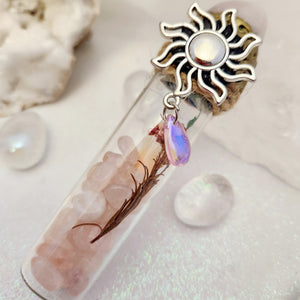 Rose Quartz Crystal Wish Bottle | Love & Emotional Healing
