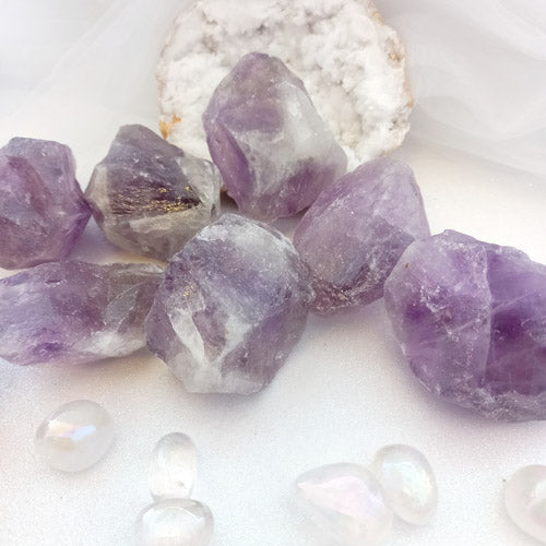 Amethyst Rough Rock (assorted. approx. 6.5-9.5x5.2-7.5cm)
