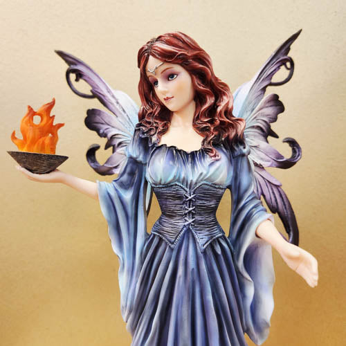Fairy w. Fire Bowl (approx. 36x16x23cm)