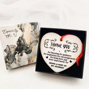 Thank You for Listening for Guidance... Heart in Gift Box (approx. 8x8cm)
