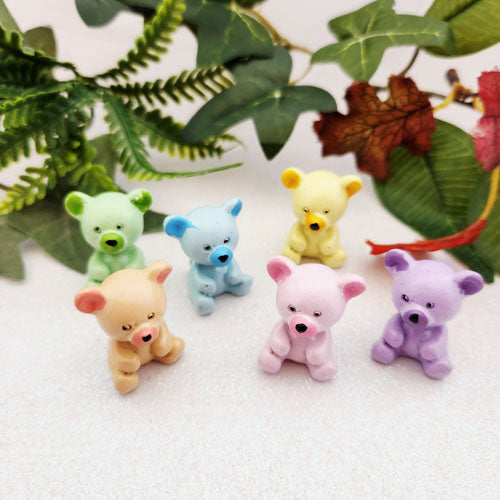 Cute :Lil Teddy Bear (assorted colours. approx. 2.7x2cm)