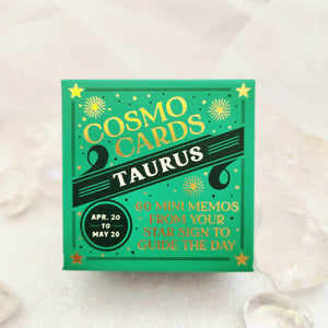 Taurus Cosmo Cards (60 mini memos from your star sign to guide the day)