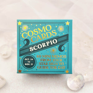 Scorpio Cosmo Cards (60 mini memos from your star sign to guide the day)