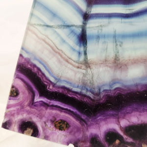 Rainbow Fluorite Crystal Slab | Clarity & Focus | 546g
