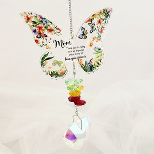 Mom Butterfly w. Hanging Prism