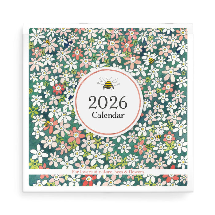 2026 Bee Wall Calendar (for lovers of nature, bees and flowers)