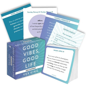 2026 Good Vibes, Good Life Desk Calendar